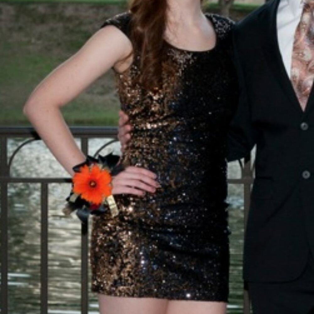 Sean Collection Sequined Fitted Formal Hoco Dress… - image 2